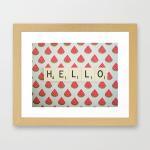 Hello. Retro Scrabble Tiles..
