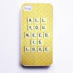 iPhone Case. Vintage Scrabb..