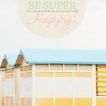 Be Super Happy. Nursery Art..